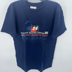 Vintage Winner's Circle T-Shirt Shirt Men L Large #24 Nascar Racing Series 2004